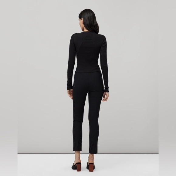 Rag & Bone Simone Equestrian Stretch Slim Fit Pant Black Size 10 - Picture 4 of 8